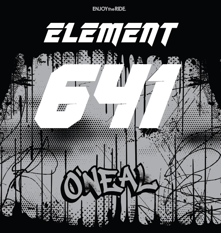 O'Neal Element Jersey Rancid Black/Gray - Custom