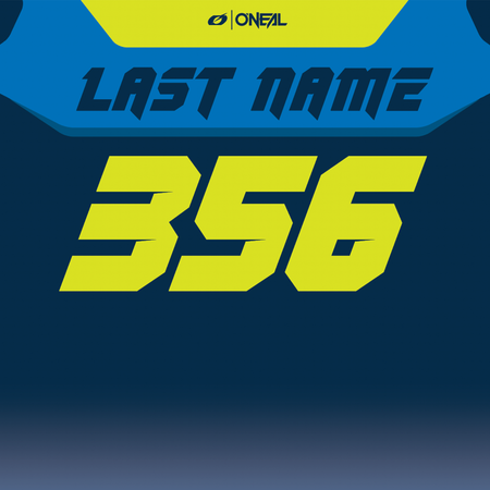 Prodigy 55 Jersey Blue/Neon - Custom