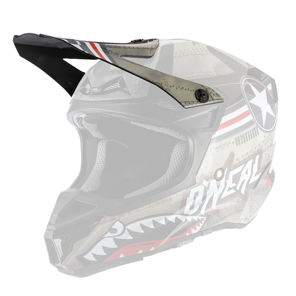 Motocross top helmet parts