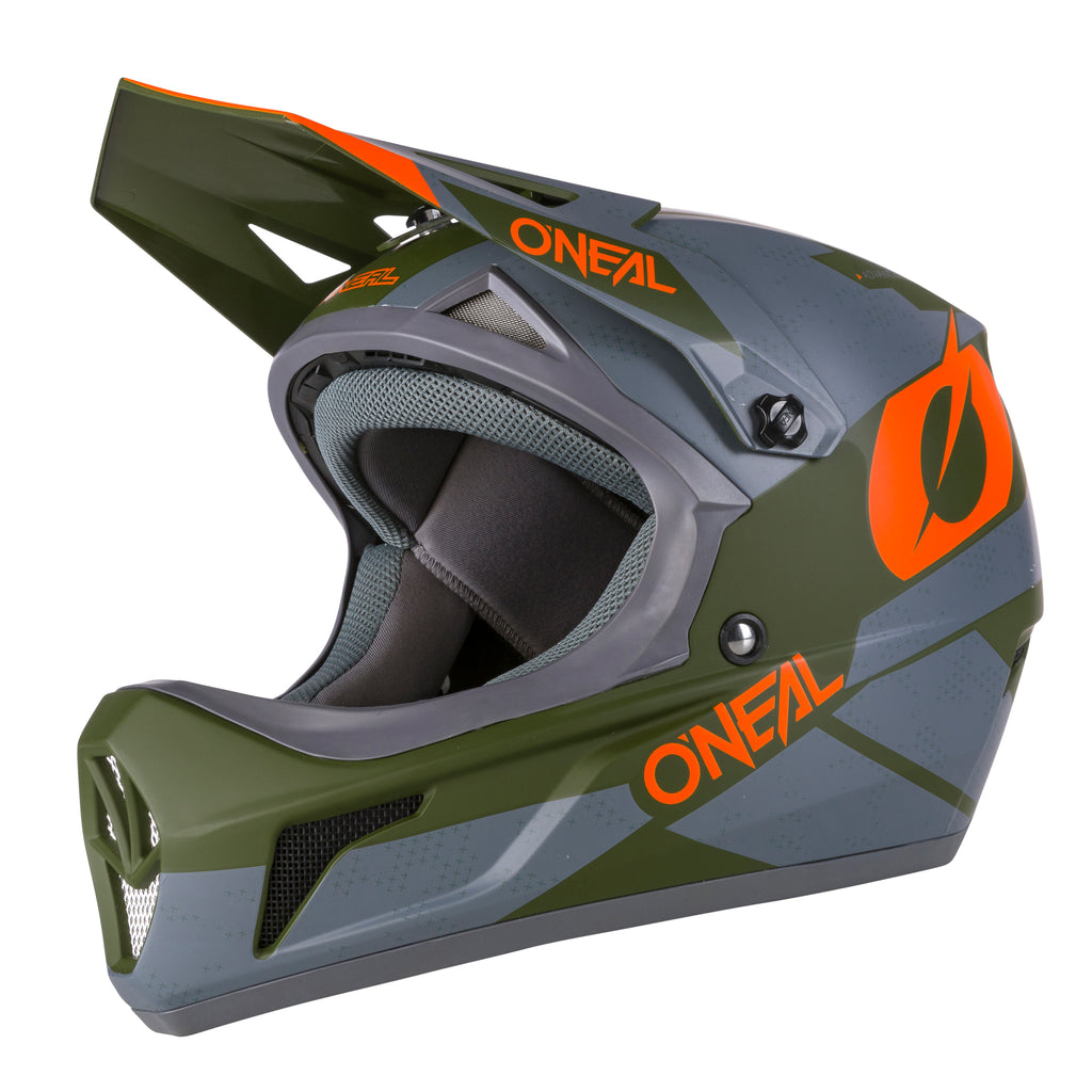 Sonus Deft Helmet Gray/Olive/Orange – ONEAL USA Sonus Deft Helmet Gray/Olive/Orange – ONEAL USA