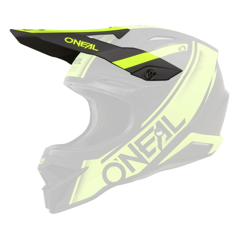 Replacement 3 SRS Racewear Black/Neon Helmet Visor