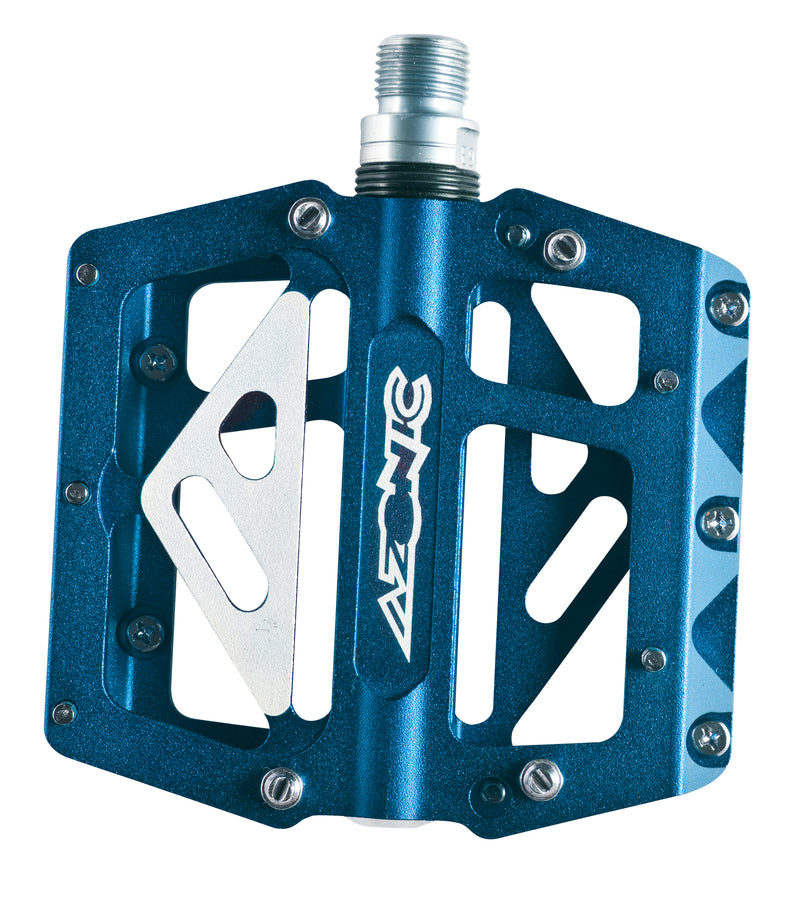 Azonic 420 Flats Pedal Anodized Blue