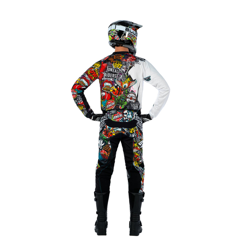 Mayhem Crank Jersey Black/Multi – ONEAL USA