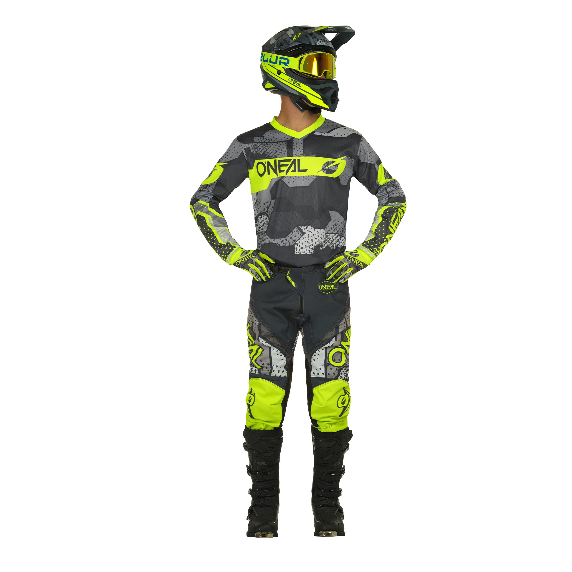 O'Neal E003-412 Maglia Ragazzi Element Squadron V.22, Nero