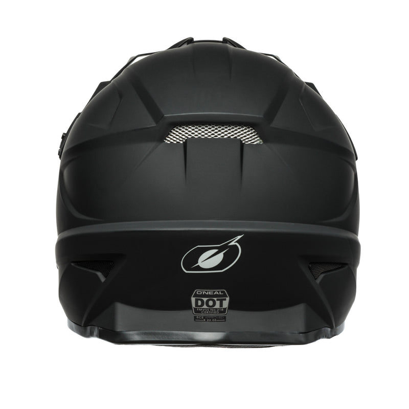 black motorcycle helmet back Hot Leathers HLD1042 Gloss Warrior Bullet Advanced DOT Approved Skull Half Milwaukee Clothing Co Stealth Black ABS Helmet