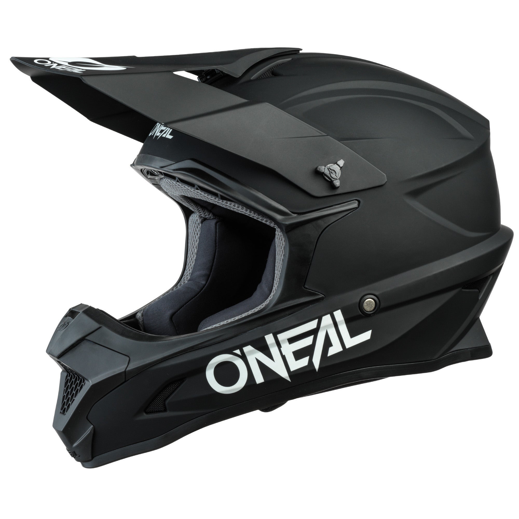 all black helmet bike 1 SRS Solid Helmet Black – ONEAL USA