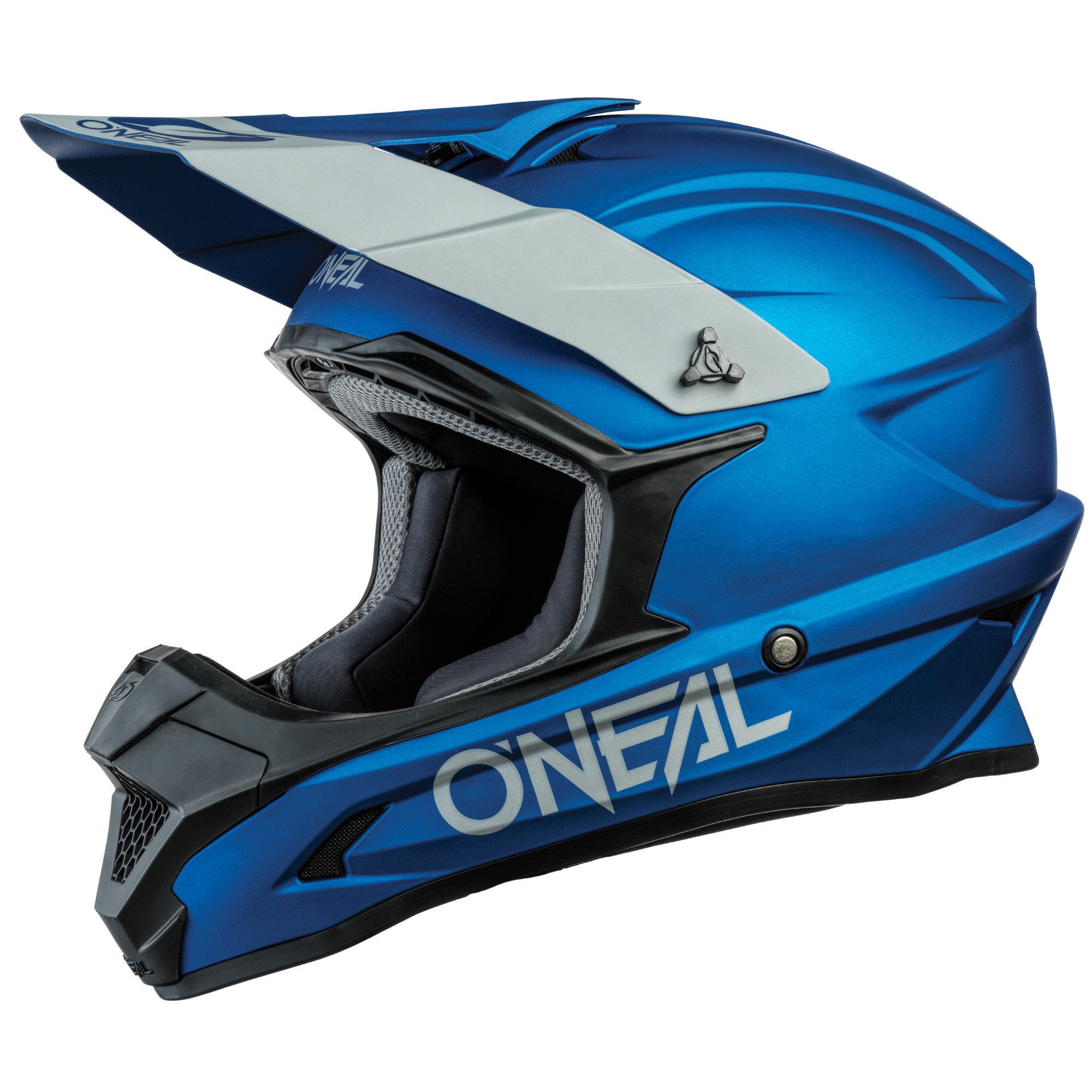 CASCO ONEAL SONUS Helmet SPLIT BLUE/ORAN - Crossmountain