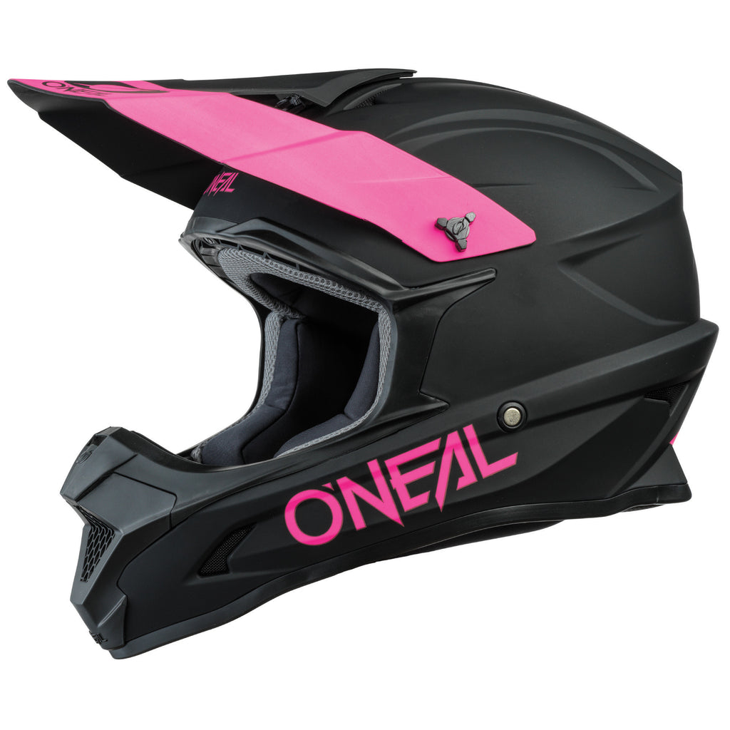 bell ria bike helmet black & pink 1 SRS Solid Helmet Black/Pink – ONEAL USA