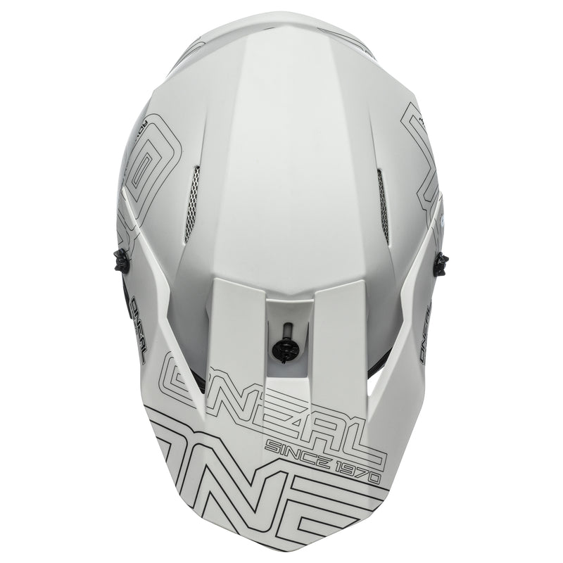 3 SRS Flat Helmet White