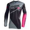 O'NEAL Women's Element Racewear Jersey Black/Gray/Pink