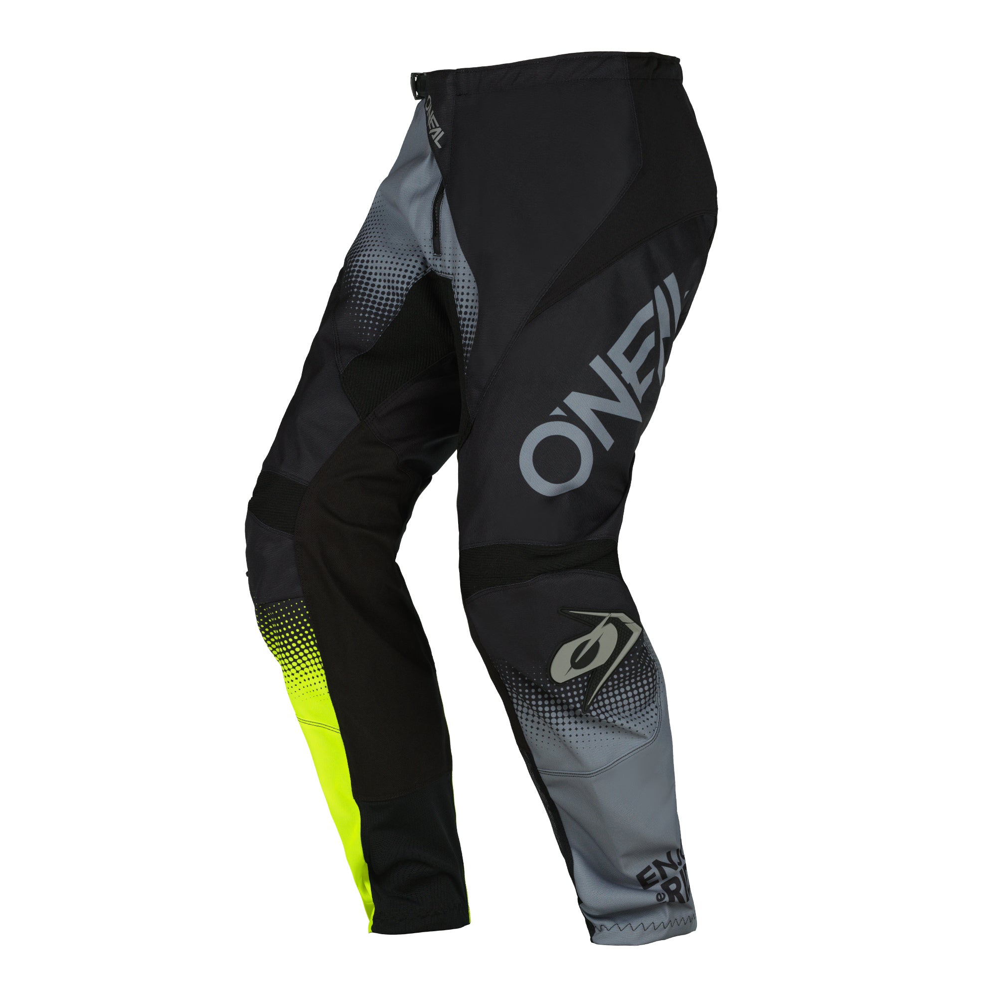 O'NEAL Element Racewear Pant Black/Gray/Neon Yellow