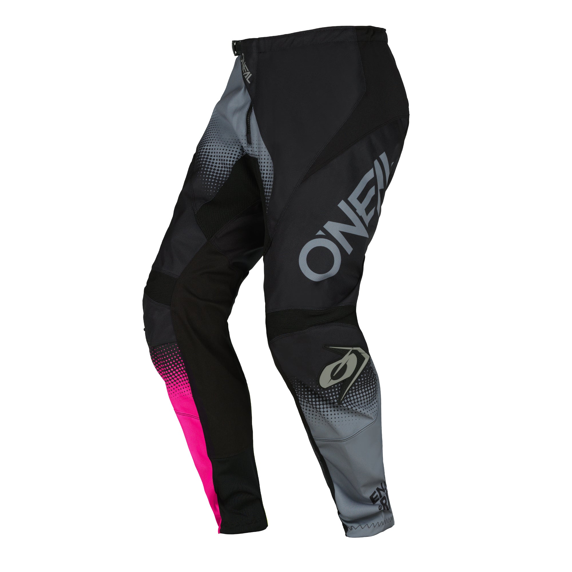O'NEAL Women's Element Racewear Pants Black/Gray/Pink