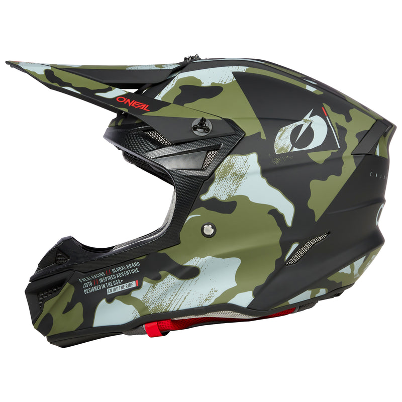 5 SRS Camo V.23 Helmet Black/Green