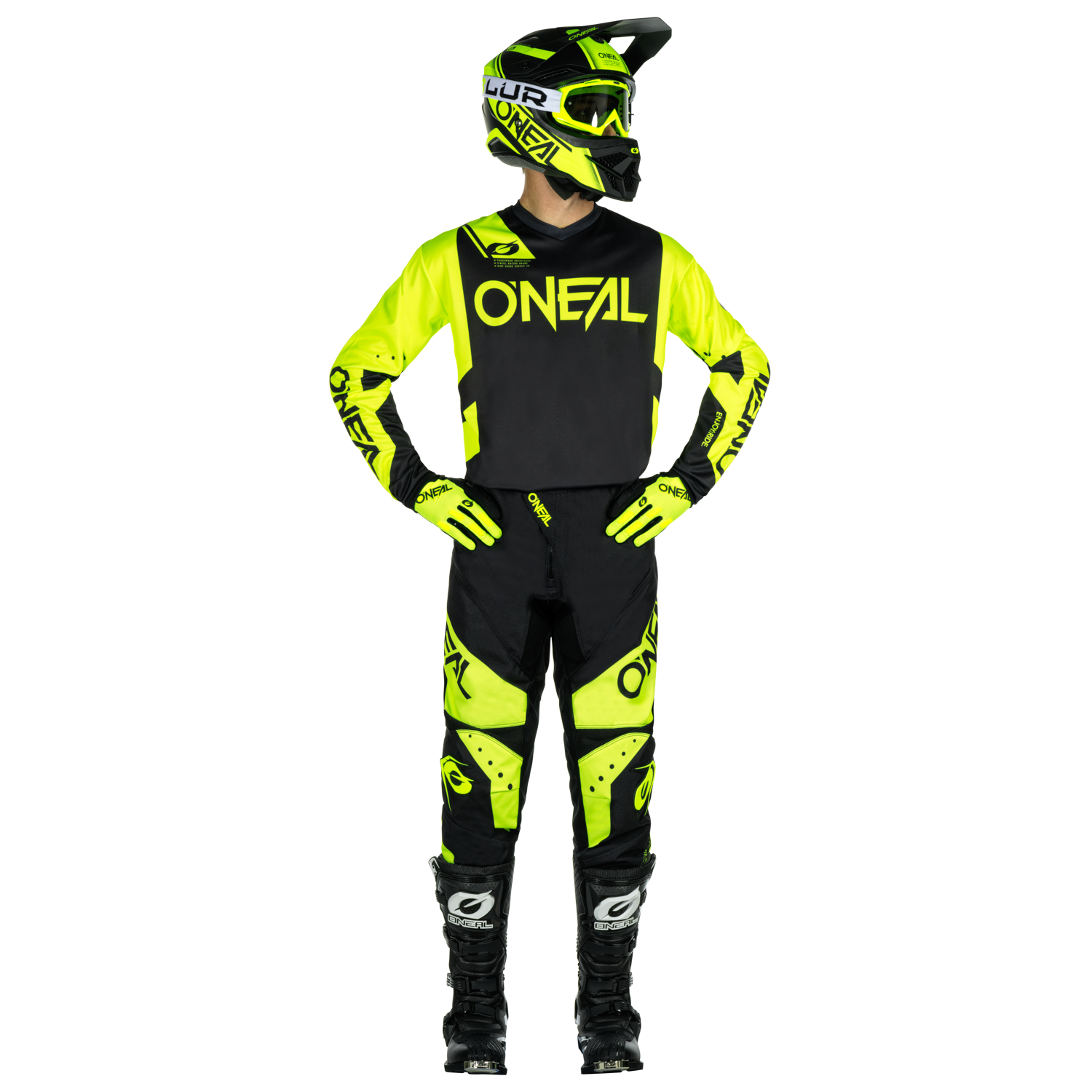 O'NEAL PEEWEE Protège-coudes jaune fluo