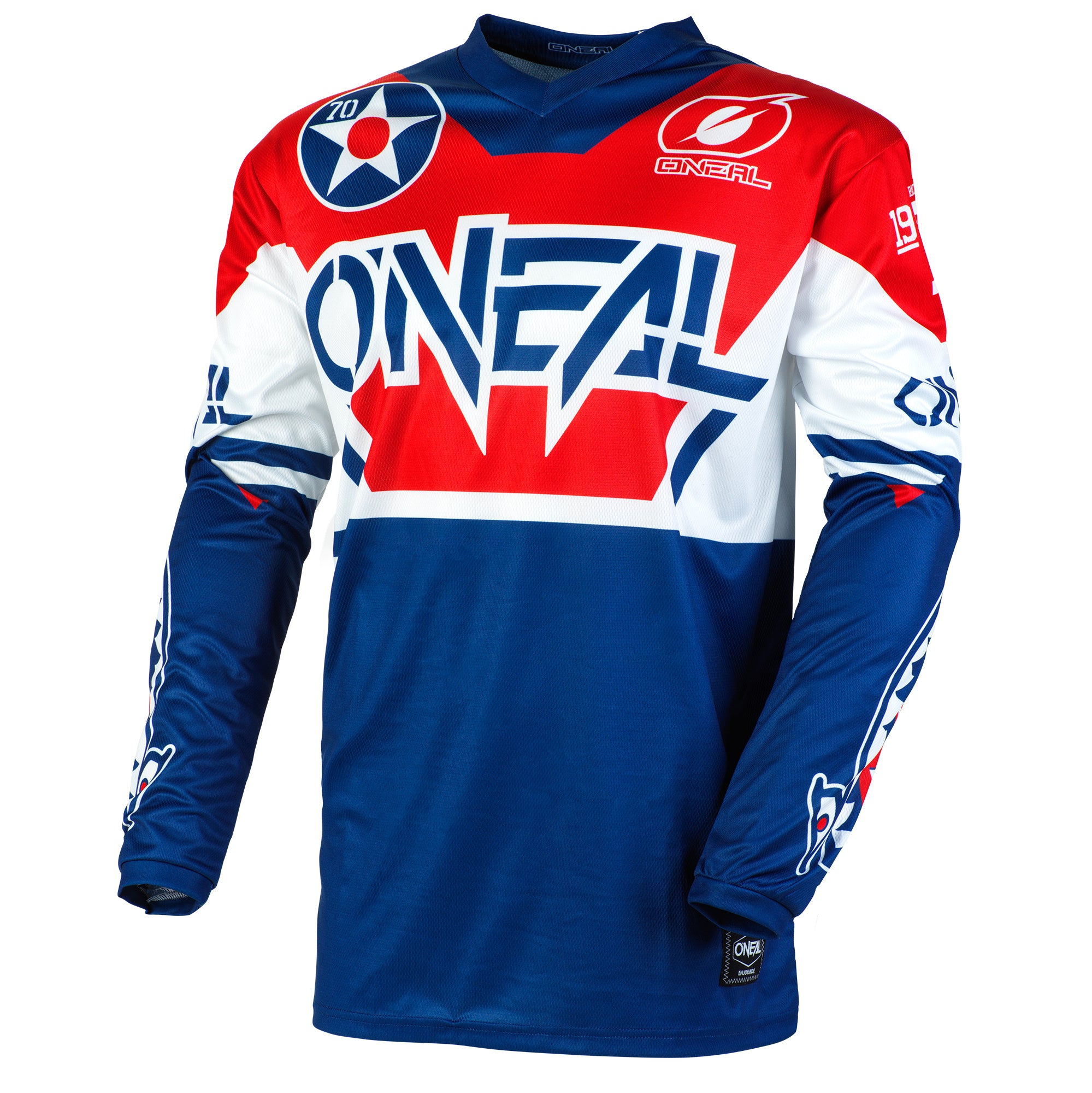 O'NEAL Element Warhawk Jersey Blue/Red – ONEAL USA