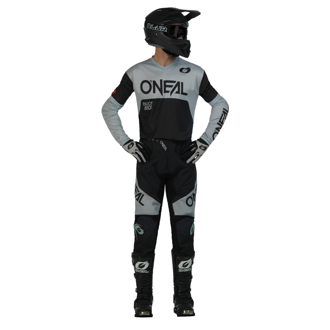 O'NEAL Element Racewear V.23 Jersey Black/Gray - CUSTOM – ONEAL USA