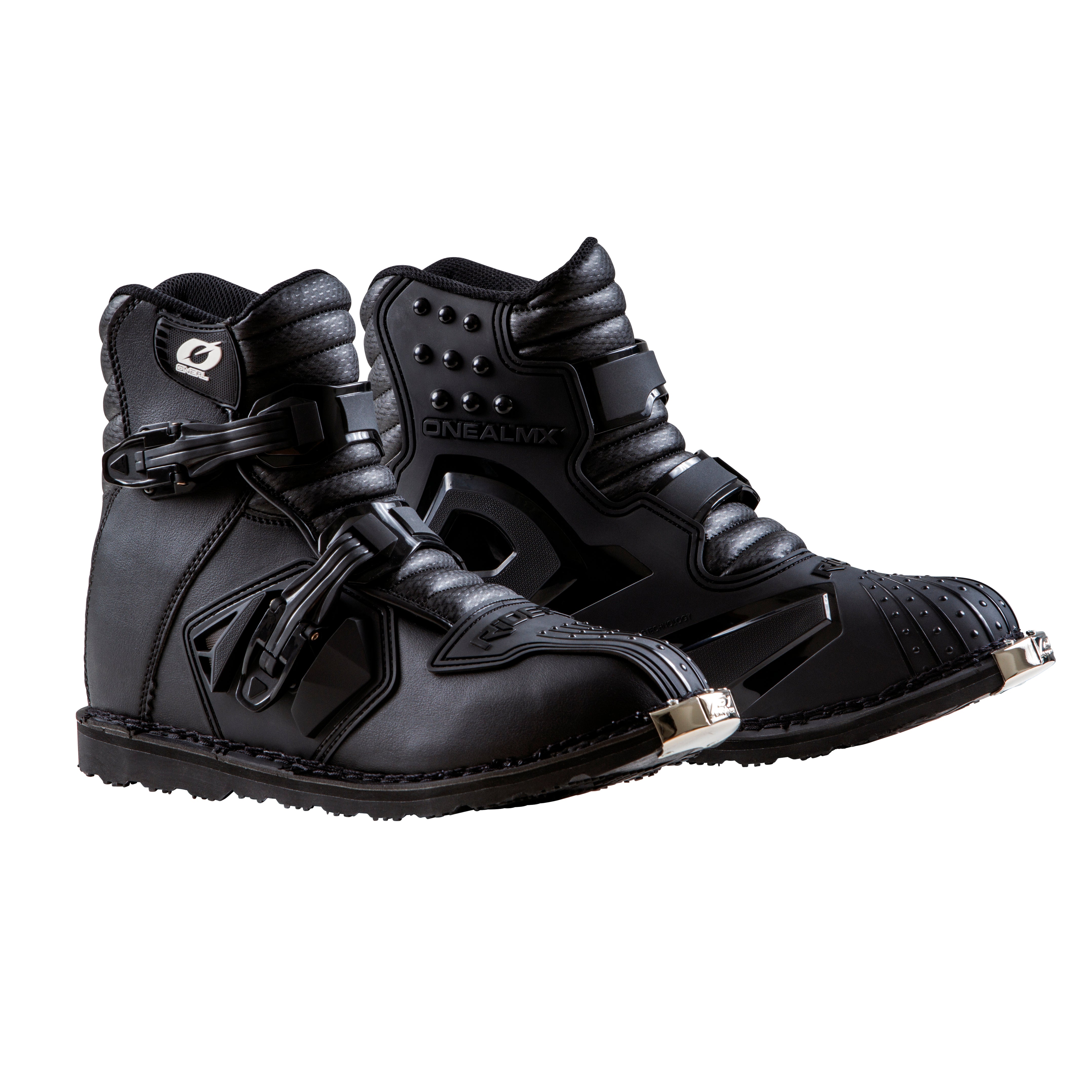 Bootie Sidi Cobra Motorcycle Boots Motorcycle Black/Chrome Front