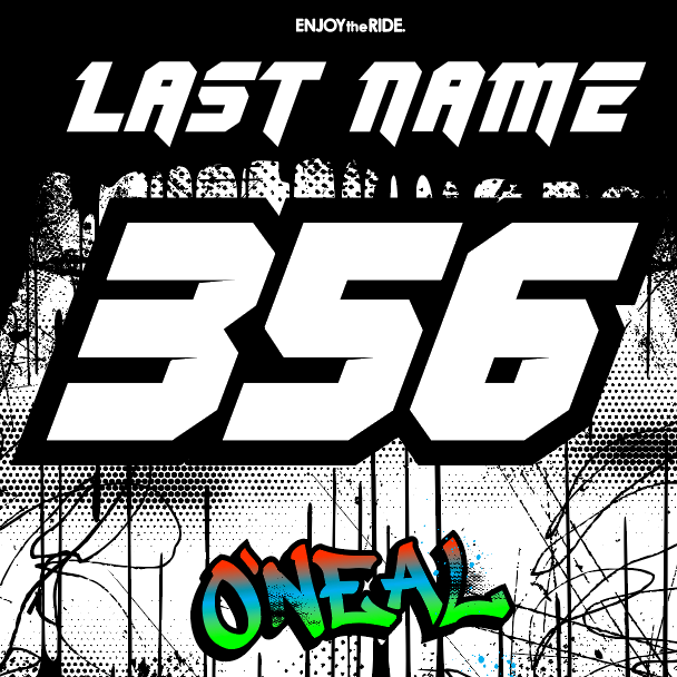 O'Neal Element Rancid Black/Multi Jersey - CUSTOM