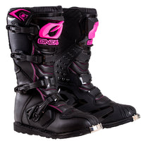 Women's Rider Boots Black/Pink